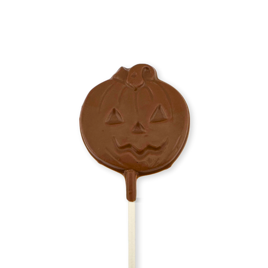 Spooky Pumpkin Chocolate Lollipop