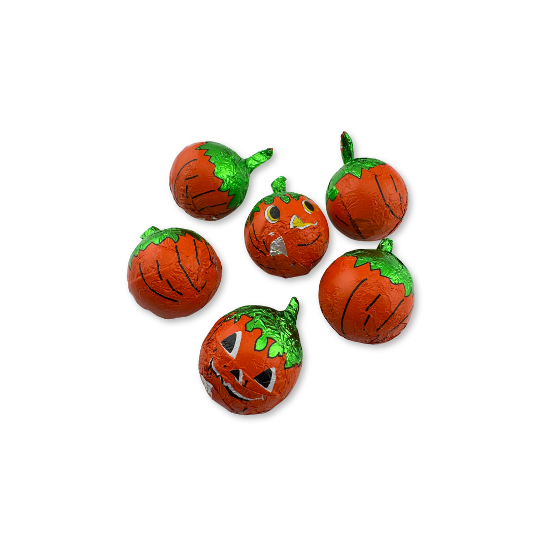Peanut Butter Filled Foiled Pumpkins