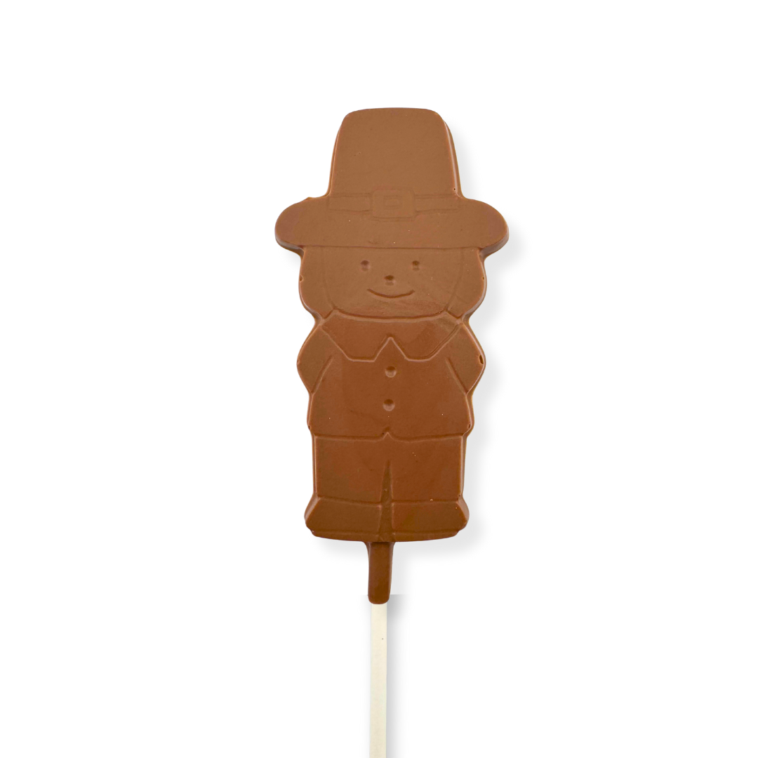 Boy Pilgrim Chocolate Lollipop