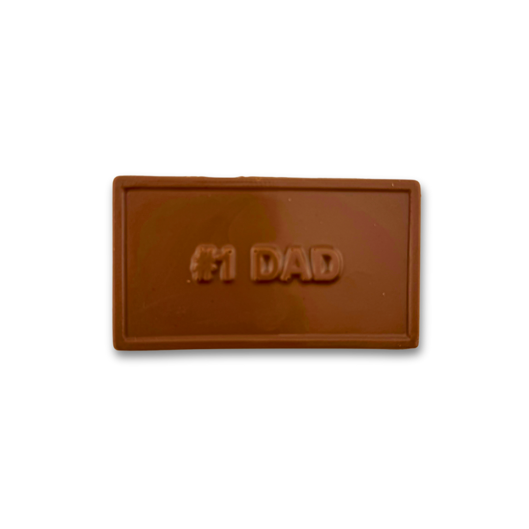 #1 Dad Chocolate Plaque