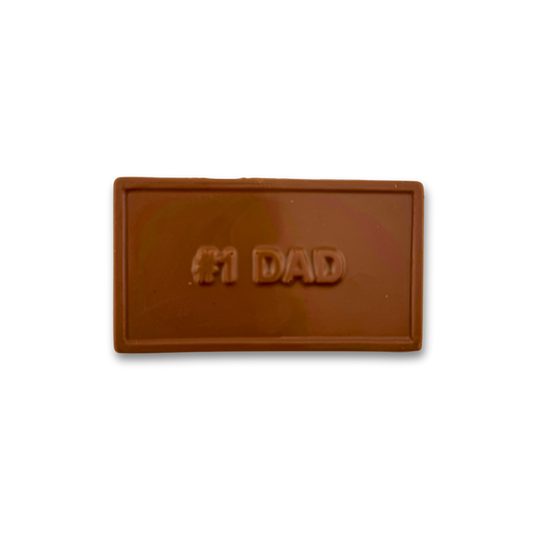 #1 Dad Chocolate Plaque