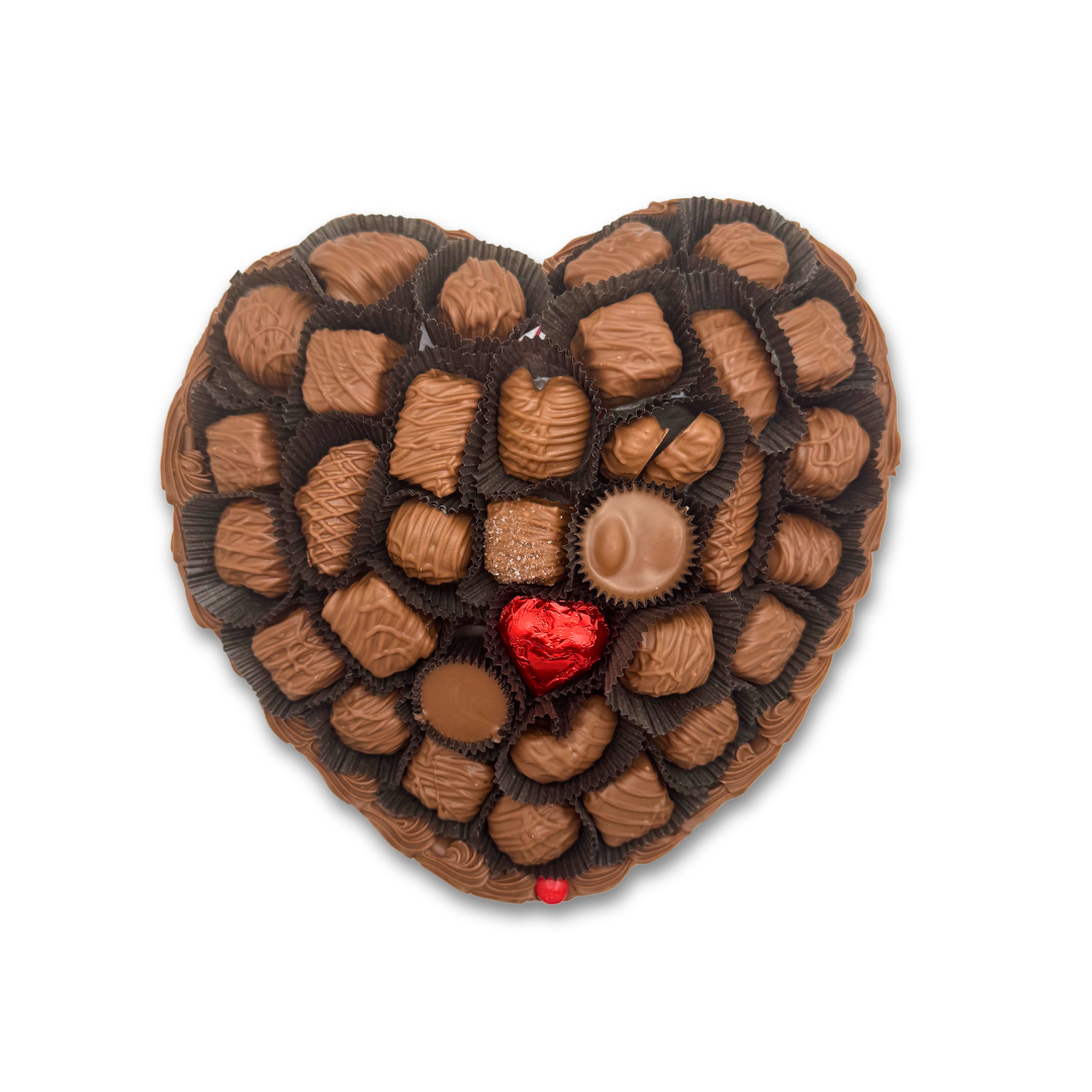 Edible Chocolate Heart Box