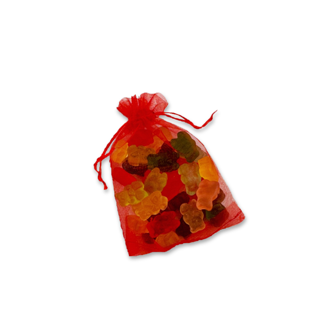 Gummy Bears in Organza Bag