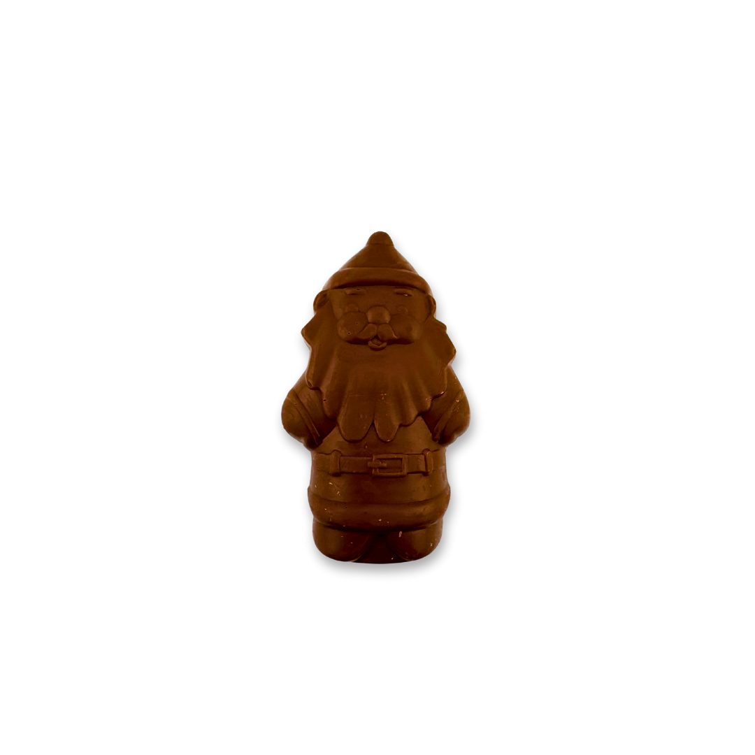 Peanut Butter Filled Chocolate Santa