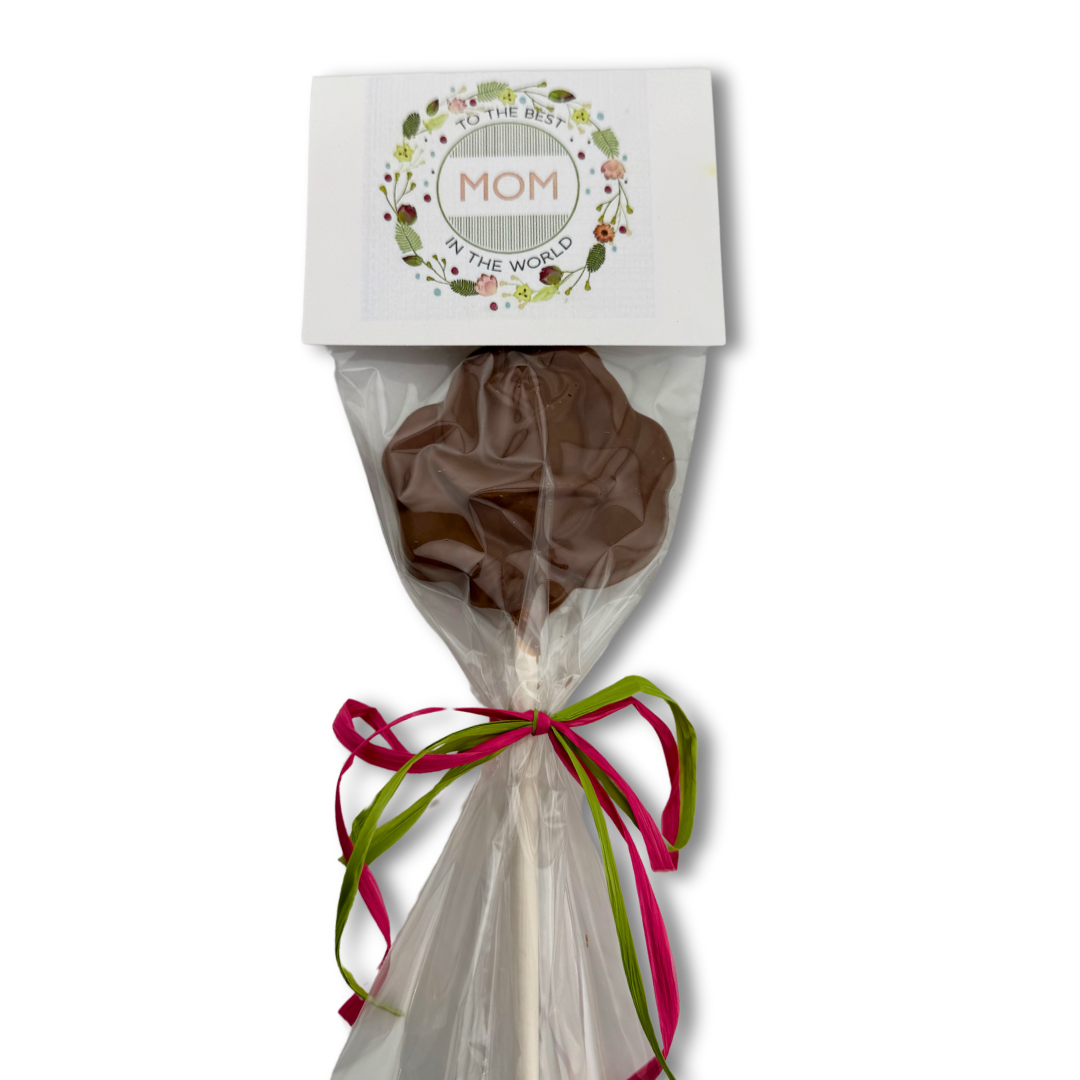 Best Mom in the World Chocolate Lollipop