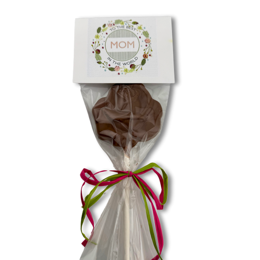Best Mom in the World Chocolate Lollipop