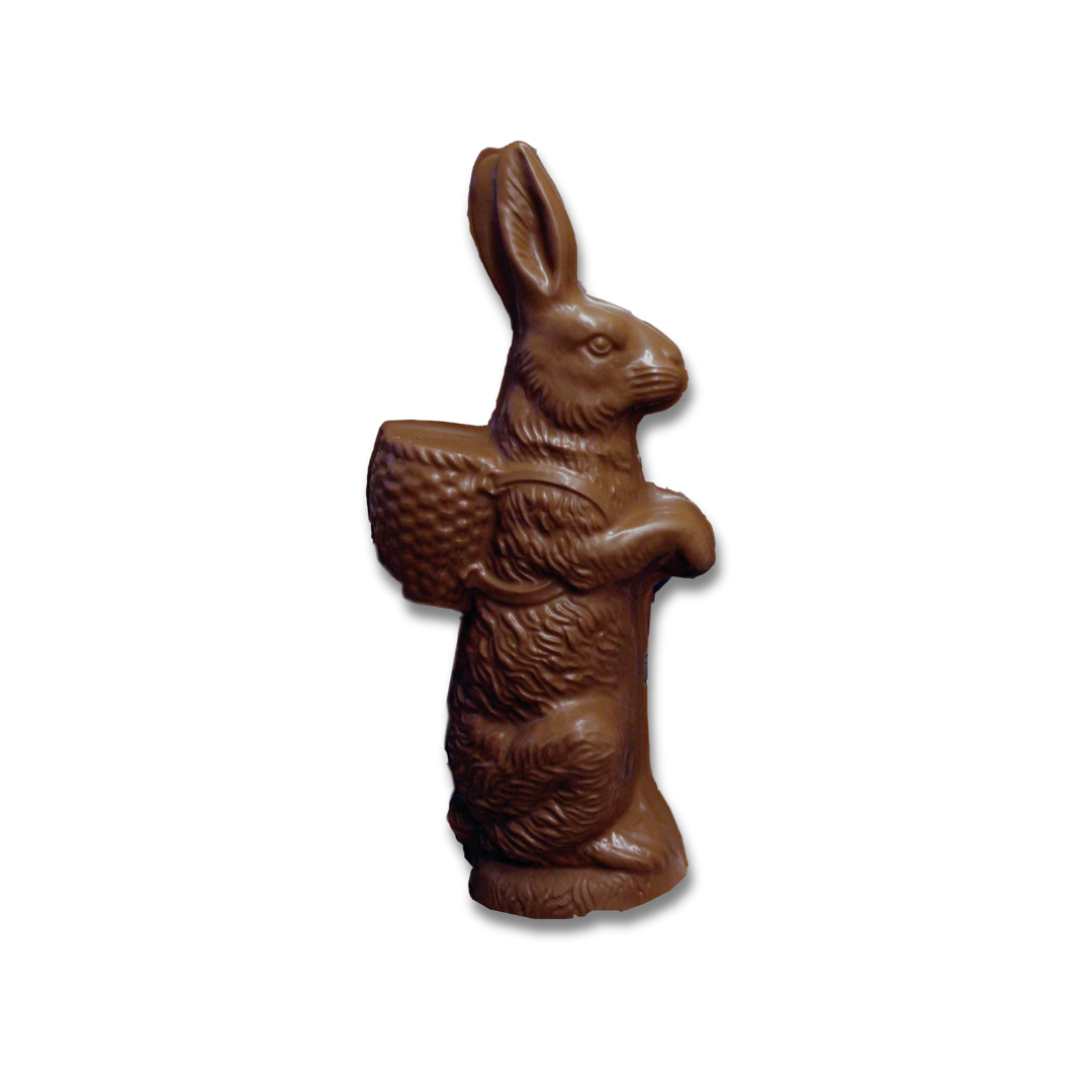 Chocolate Bunny with Basket