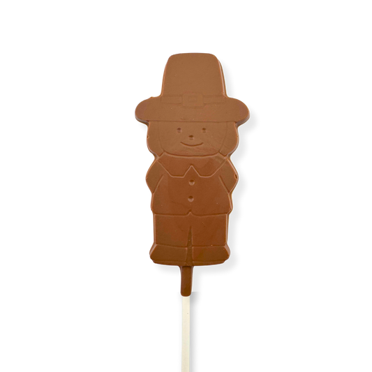 Boy Pilgrim Chocolate Lollipop