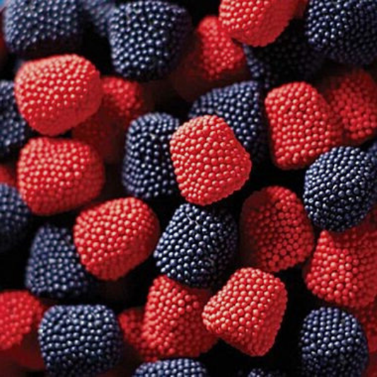 Gummy Strawberries & Blueberries
