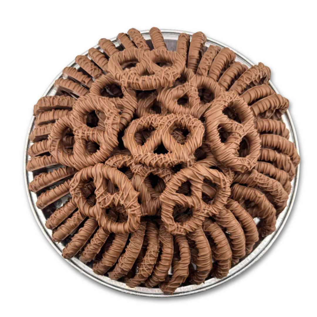 Gift Tray of Chocolate Pretzels