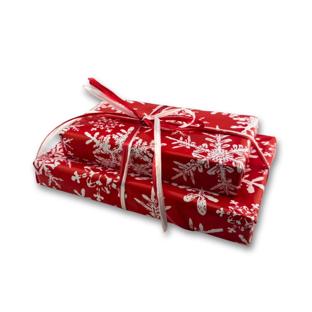 Holiday Gift Set - Red Snowflake Wrapping