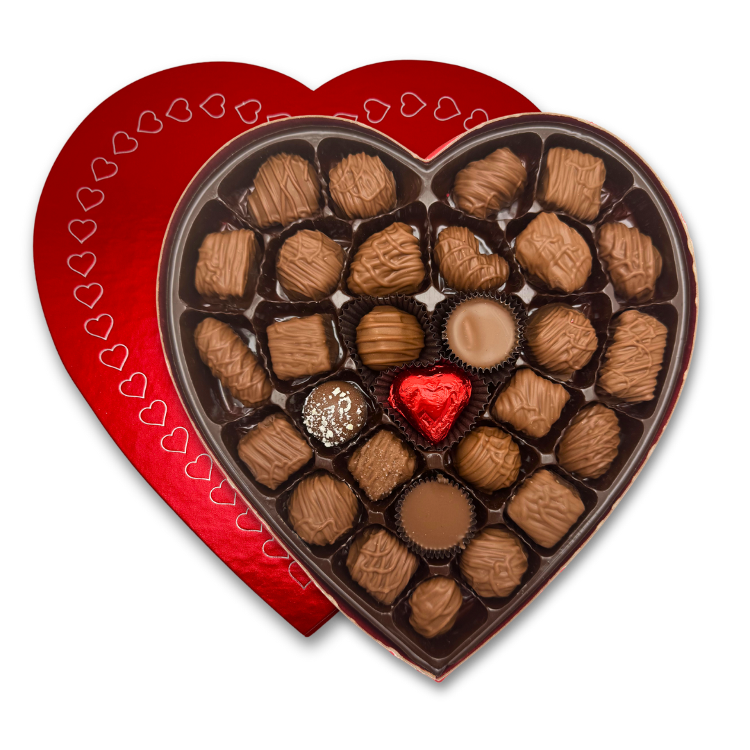Heart Gift Box - Deluxe Chocolates