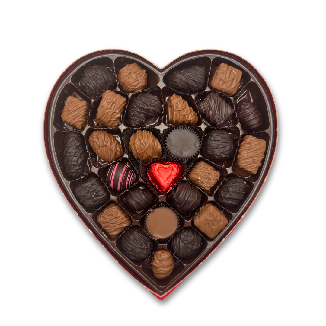 Heart Gift Box - Deluxe Chocolates