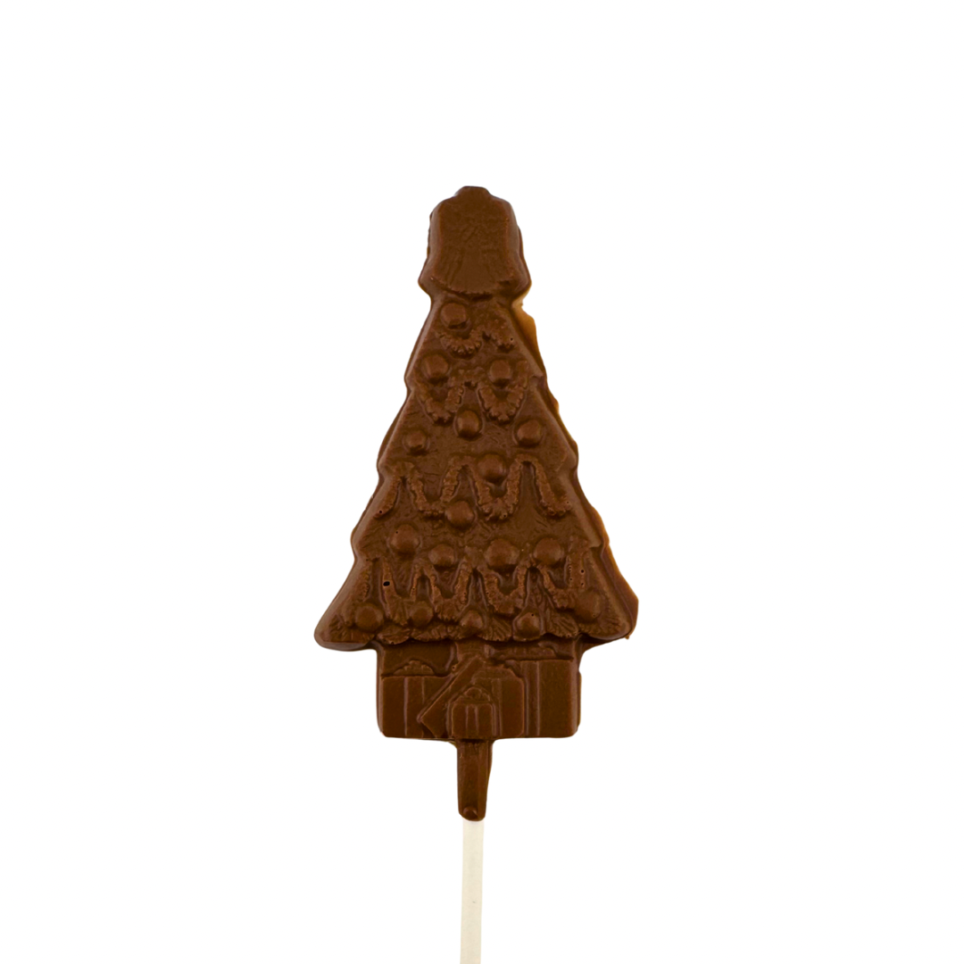 Festive Christmas Tree Chocolate Lollipop