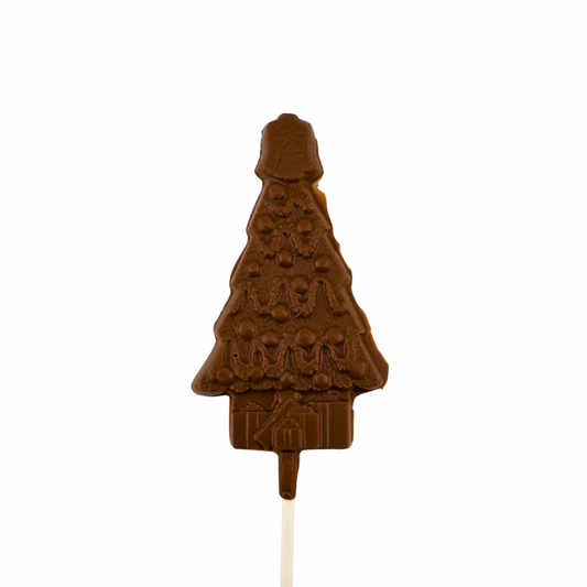 Festive Christmas Tree Chocolate Lollipop