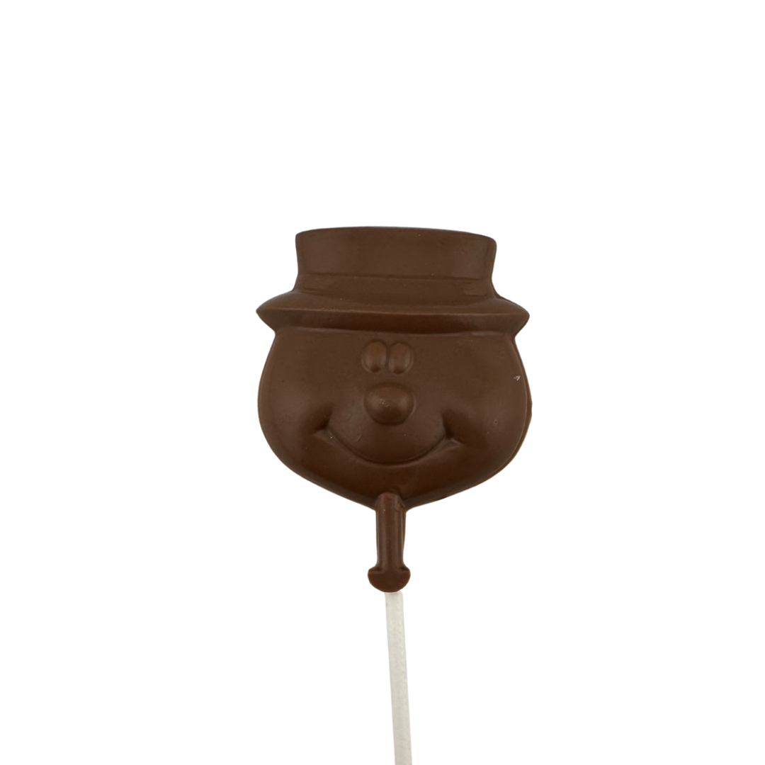 Snowman Chocolate Lollipop