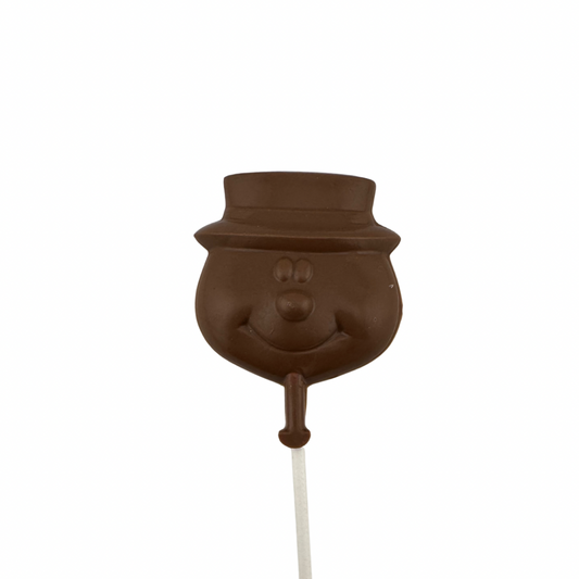 Snowman Chocolate Lollipop